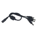 1PC DC Power Splitter Cable 1 Female To 4 Male Jack