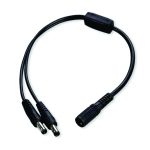 1PC DC Power Splitter Cable 1 Female To 2 Male Jack