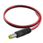 Power male connector head adaptor for CCTV Camera