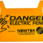 Nemtek Electric Fence Warning Sign