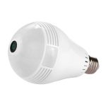 VR CAM 3D PANORAMIC 360 Degree Spy Security Hidden WIFI Camera Light Bulb VR-V9-A