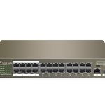 Tenda TEF1126P-24-250W 24FE+2GE/1SFP Rackmount switch with 24- Port Poe
