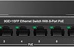 Tenda TEG1110PF-8-120W 9GE+1SFP Ethernet Switch With 8-Port PoE