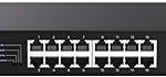 Tenda TEG1120P 16 Port 150W PoE Switch, Compatible with IEEE 802.3af/at Devices, Unmanaged Gigabit Switch with 16 Port PoE+@135W, 2 Uplink RJ45 Ports & 2 SFP Ports, Rack Mountable