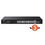 TEG1128P-24-250W 26GE+2SFP Ethernet unmanaged Tenda Switch with 24- port Poe